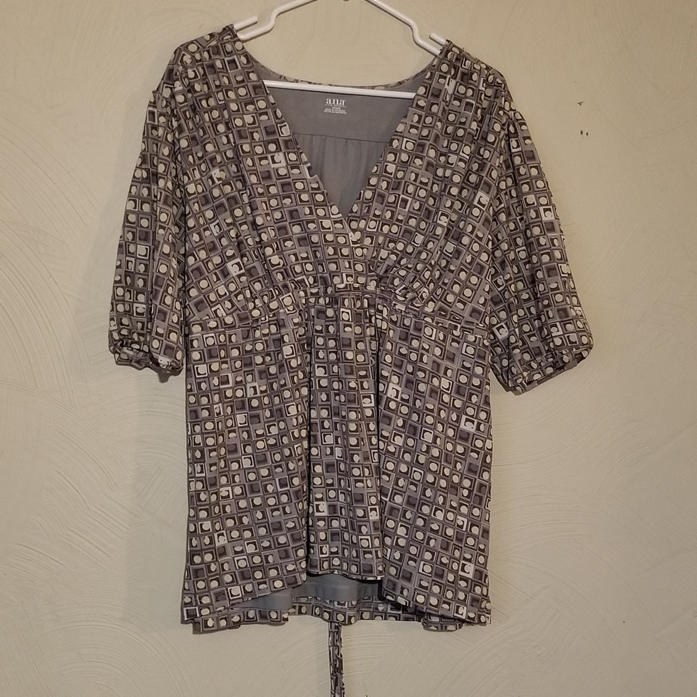 Geometric pattered  blouse